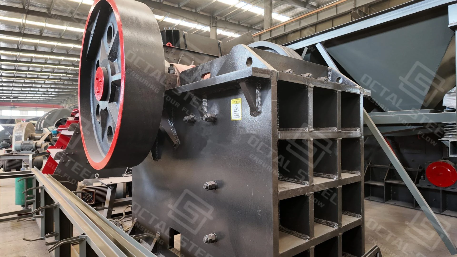 Rock crusher machine