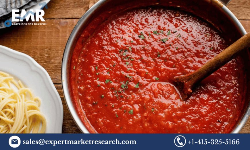 Global Pasta Sauce Market Share, Size, Trends, Analysis, Report and Forecast Period Of 2023-2028