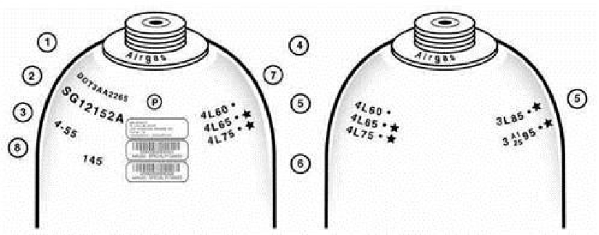 Parameters of Gas Cylinder Transporter; Selection Guide