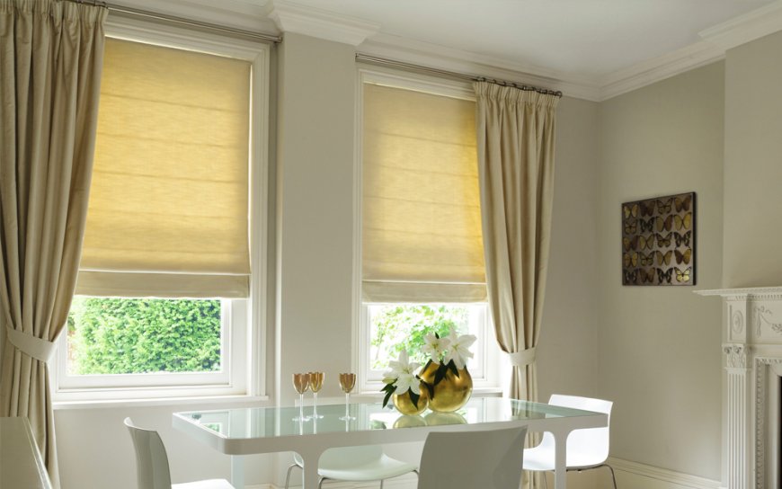 The Beauty of Roman Window Blinds | Graceful Folds and Modern Comfort