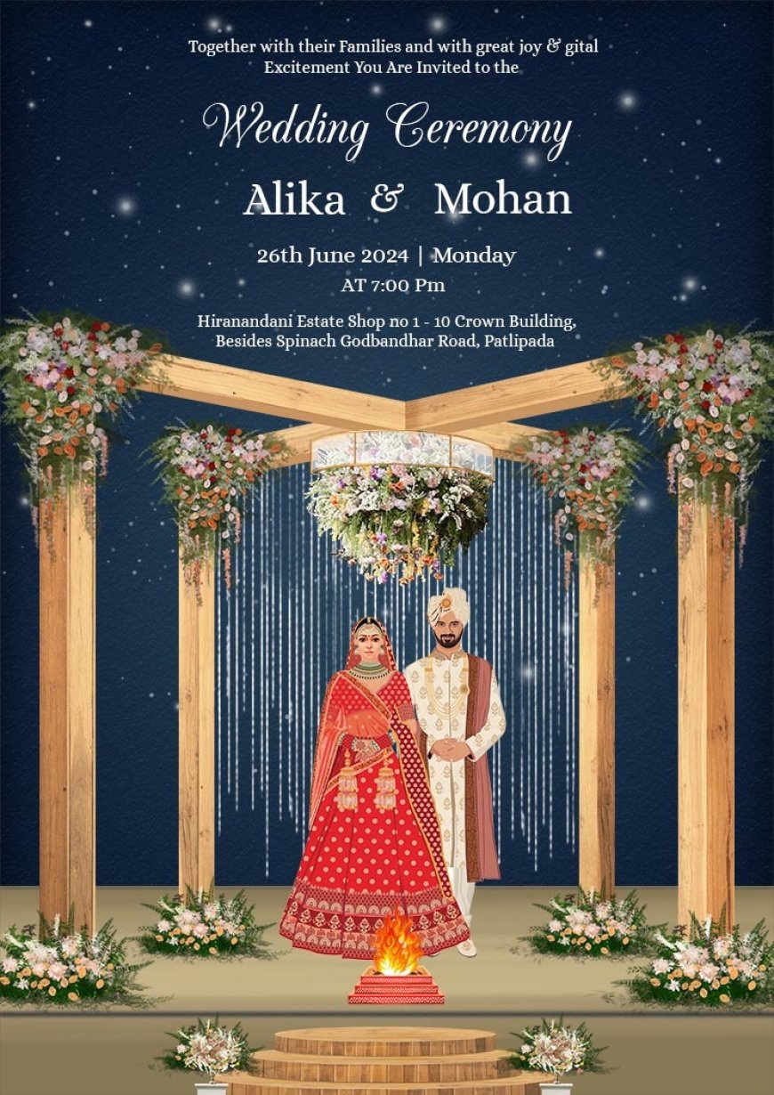 How to Choose the Perfect Digital Hindu Wedding Invitation Card?