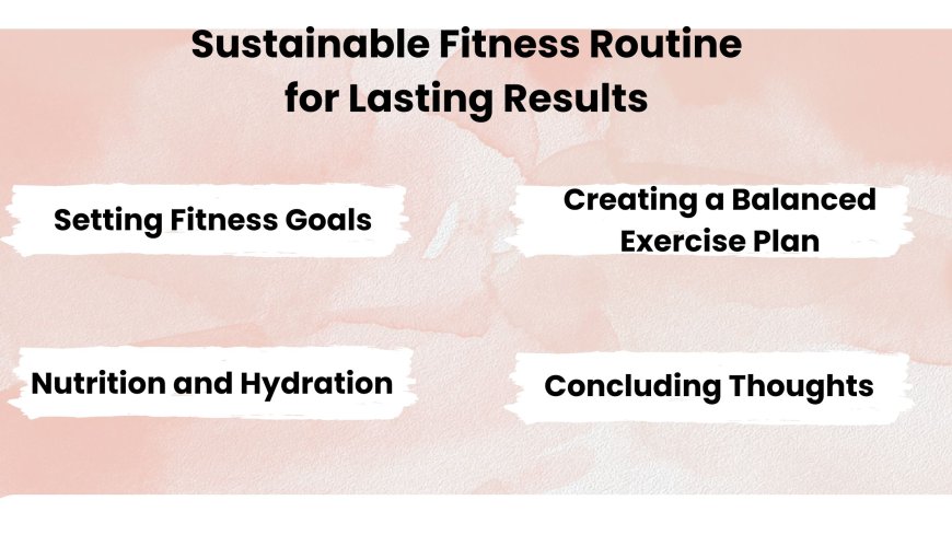 Sustainable Fitness Routine for Lasting Results