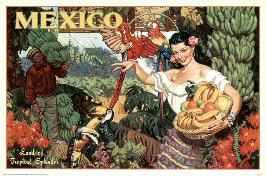 Captivating Mexico Through the Lens of Vintage Travel Art