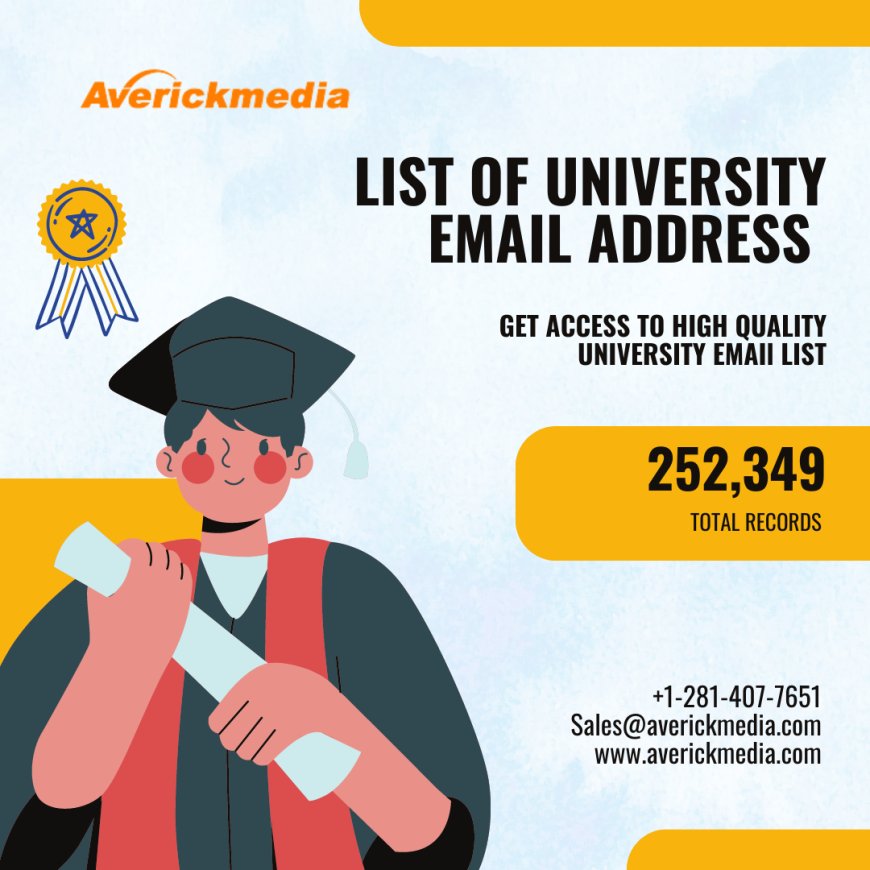 Data-Driven Approaches to Building University Email Lists