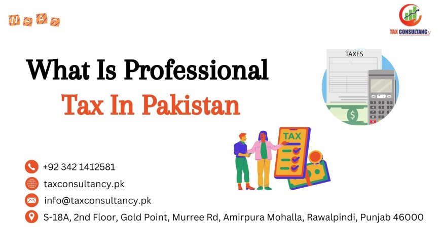 What is a professional tax in Pakistan?
