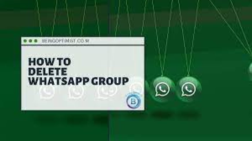 How to Delete WhatsApp Group