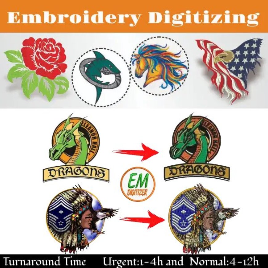 Exploring The Types of Embroidery Digitizing