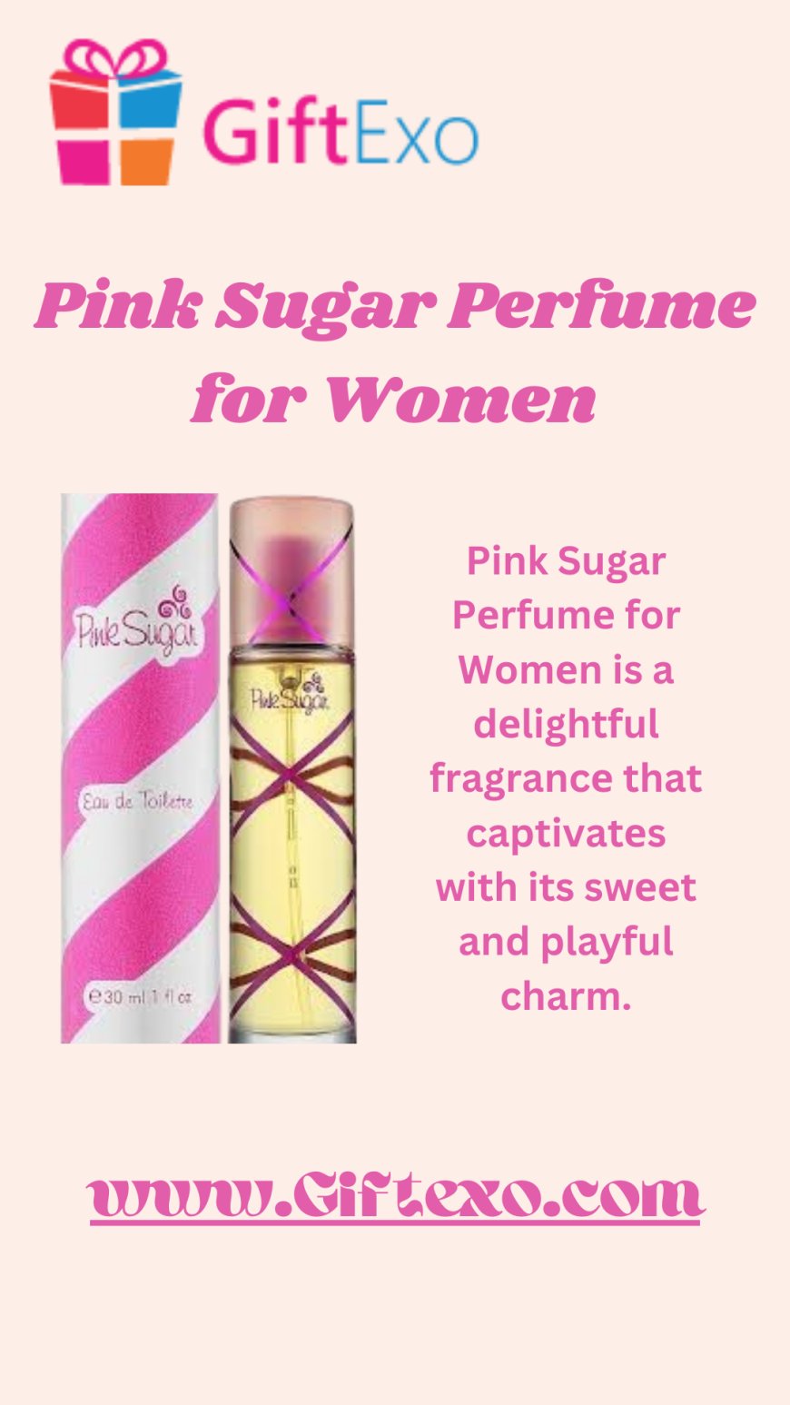 Pink sugar EDT Spray 1 oz mini  perfume for women