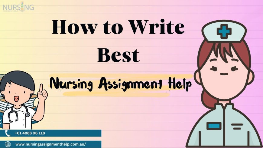 How To Write Best Nursing Assignment Help?