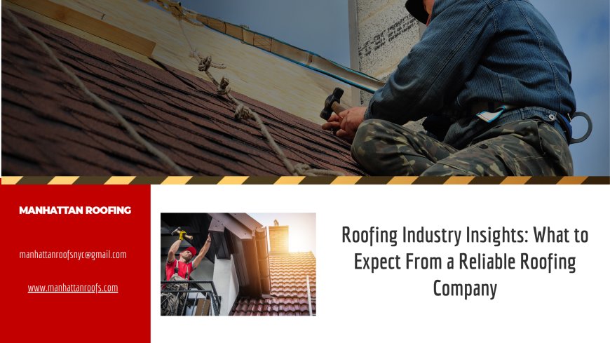 Roofing Industry Insights: What to Expect From a Reliable Roofing Company