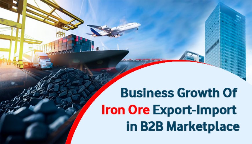 Business Growth Of Iron Ore Export-Import in B2B Marketplace
