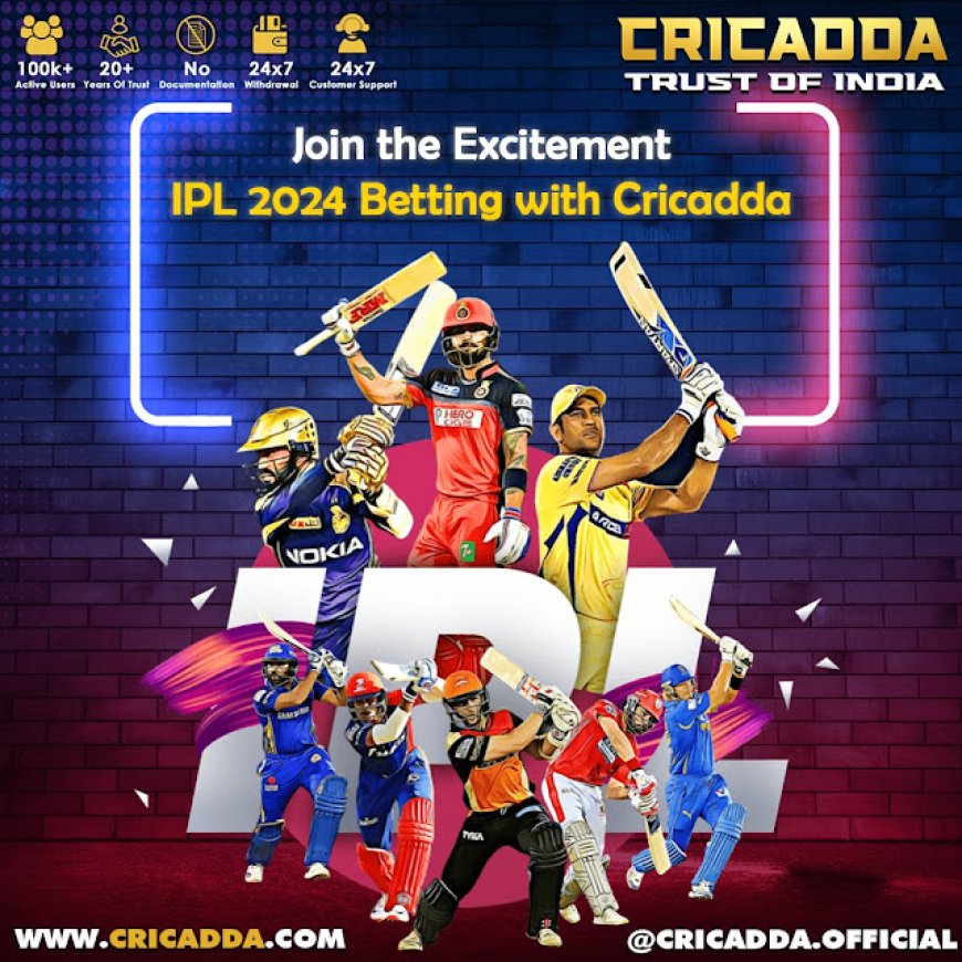 Join the Fun: Play Online Cricket with Cricadda - IPL 2024 Delight!