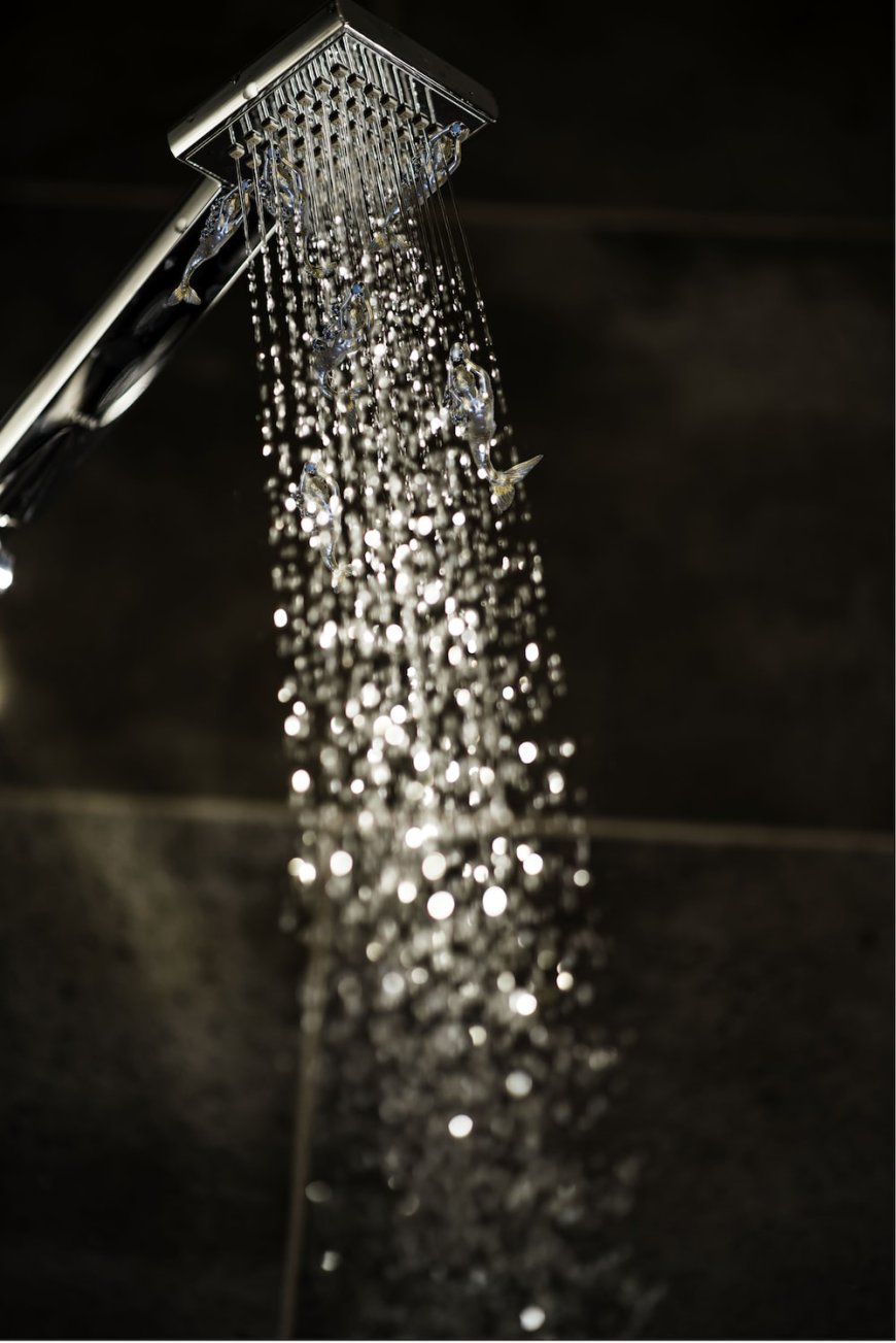 A fixed shower after a local plumber’s work