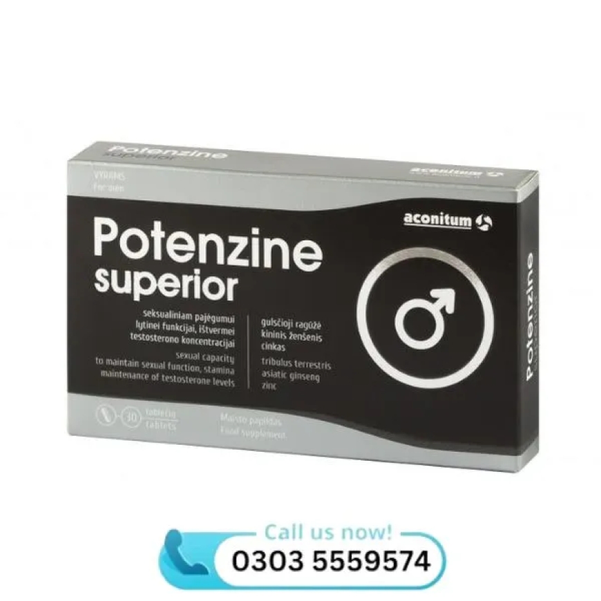 Potenzine Superior Tablet Solution Of All ED Problems | FDA Approved | Shopiifly.pk