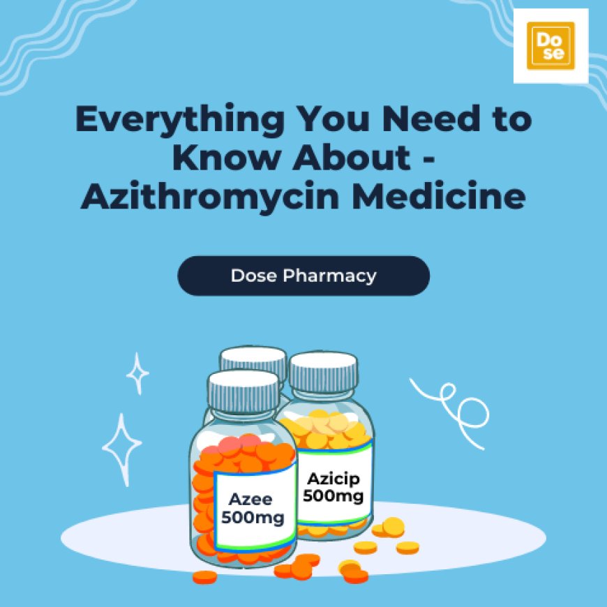 Having Bacterial Infection? Azithromycin Medication Helps to Treat