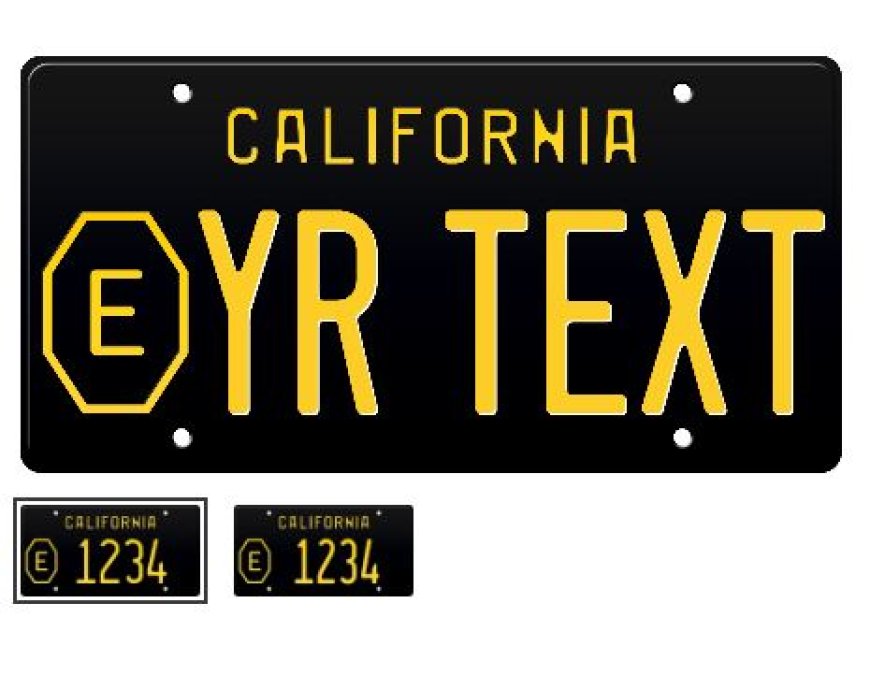 1965 County Exempt California License Plate