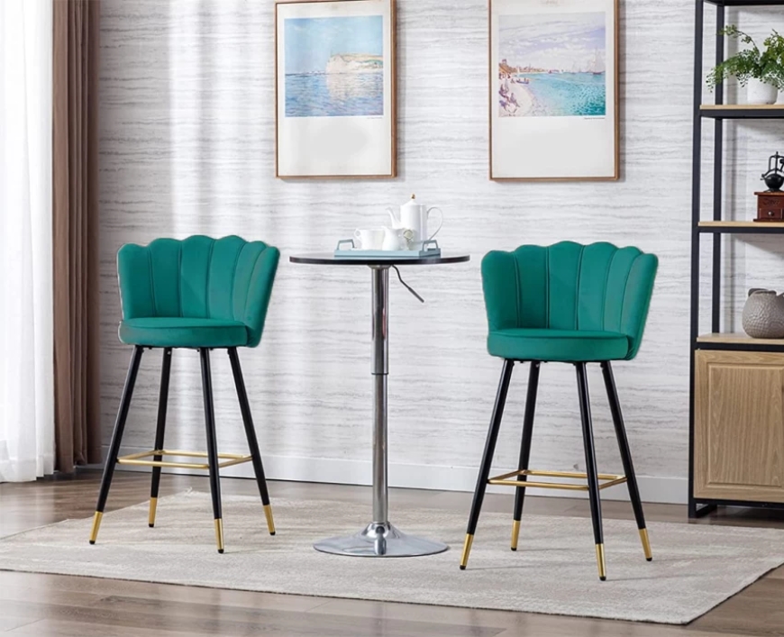 velvet bar stools