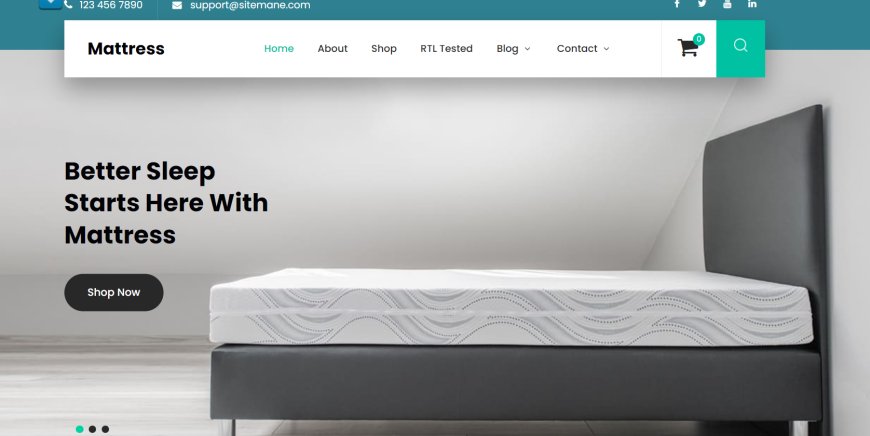 Luxury Mattress WordPress Theme for Mattress  Manufacturers