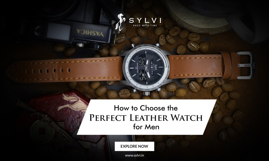 Sylvi Leather Watches for Men’s and Women’s | Elevating Style with Timeless Elegance