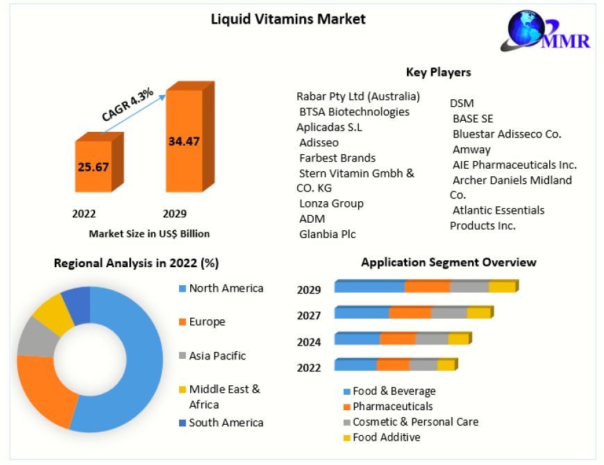 Liquid Vitamins Market  New Technologies, Key Growth Factors and Challenges, Share, Growth, Industry Segmentation, Analysis and Forecast 2030