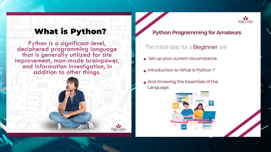 "Python Programming for Amateurs: How to Get Everything Rolling"