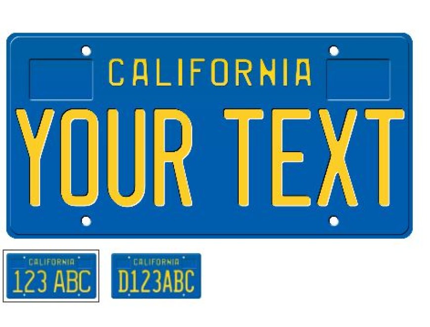 1969 California License Plate