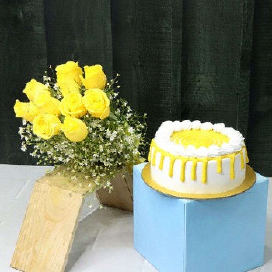 The Sweetest Combo How Cake and Flowers Can Brighten Your Day