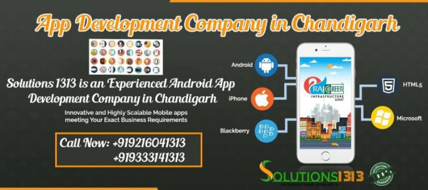 App Development Company In Chandigarh