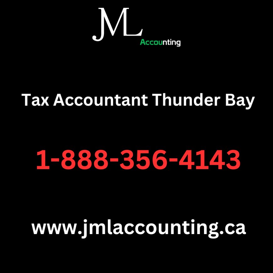 Why You Need a Specialized Tax Accountant in Thunder Bay