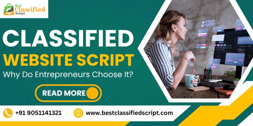 Classified Website Script: Why Do Entrepreneurs Choose It?