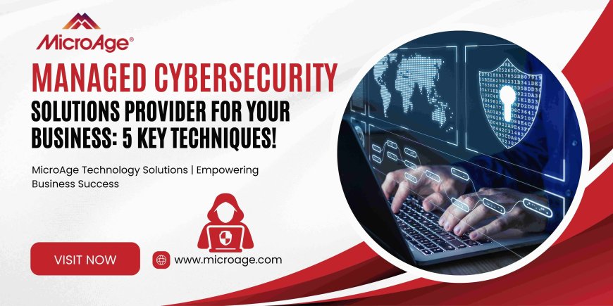 Managed Cybersecurity Solutions Provider For Your Business: 5 Key Techniques!