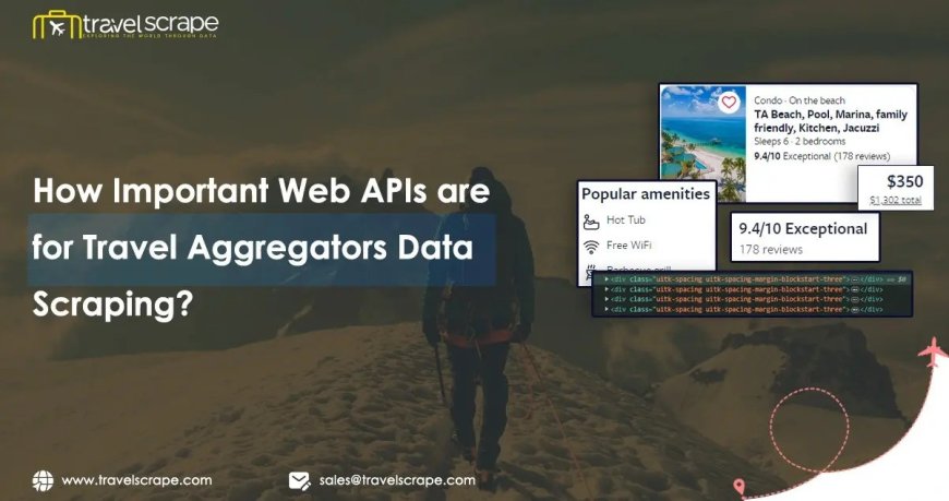 How Important Web APIs are for Travel Aggregators Data Scraping?