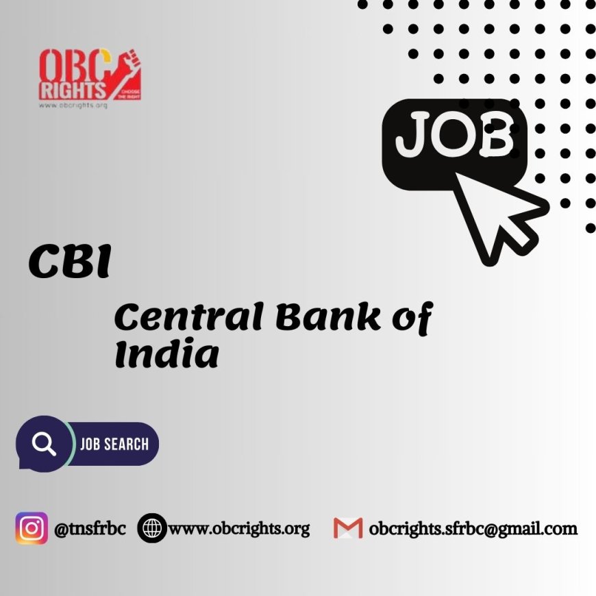 CBI- Central Bank of India apprentice recruitment process.
