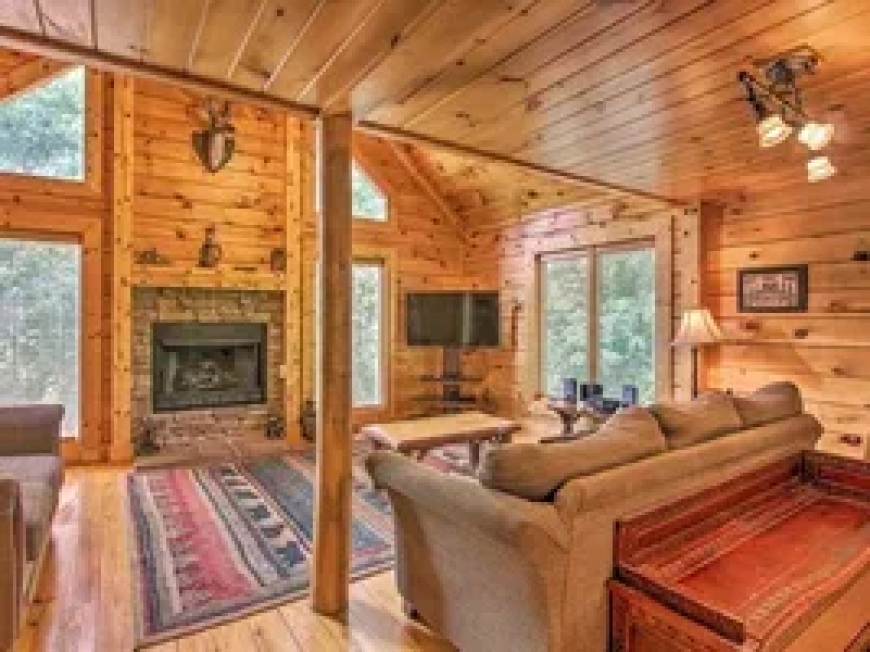 Cabin rentals in Blue Ridge North Carolina supply food and lodging comfort