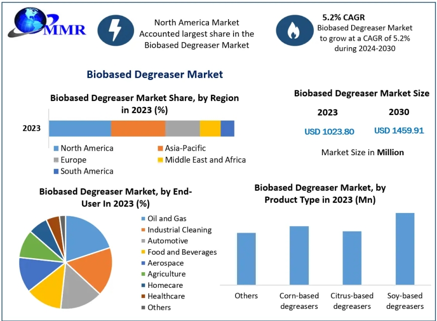 Biobased Degreaser Market 2024 Analysis of Key Trend, Industry Dynamics and Future Growth 2030