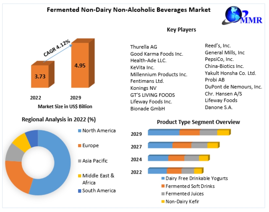 Fermented Non-Dairy Non-Alcoholic Beverages Market Latest Opportunities, Current Sales Analysis, Growth Segments, Leading Regions with Top Countries Data