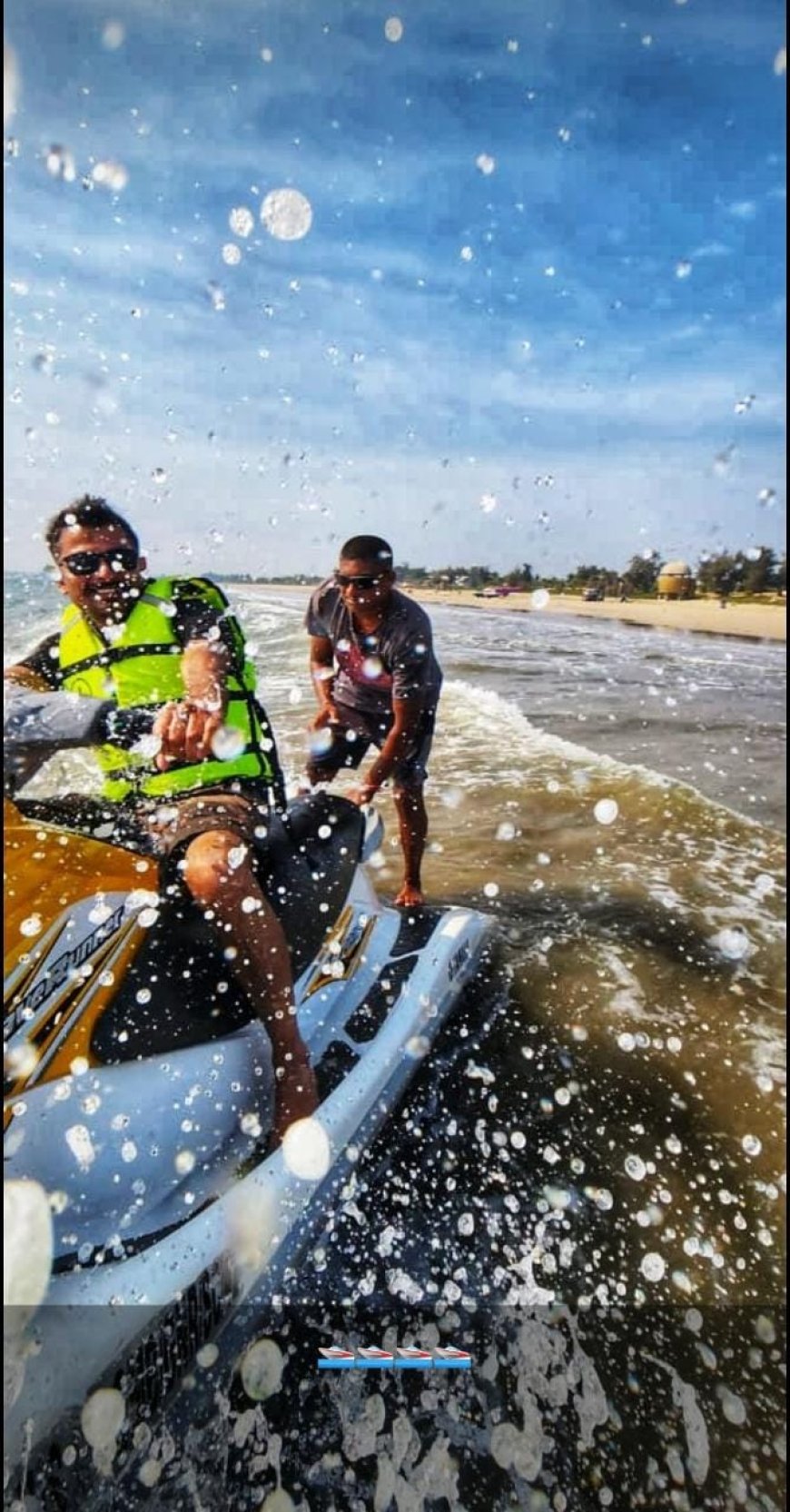 Jet Ski Ride in Goa at Calangute Beach