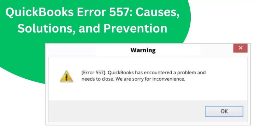 How  to  Fix QuickBooks Error 557