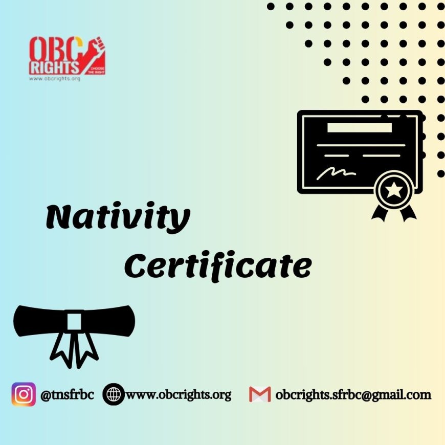 ways to get Nativity certificate in online in Tamil Nadu