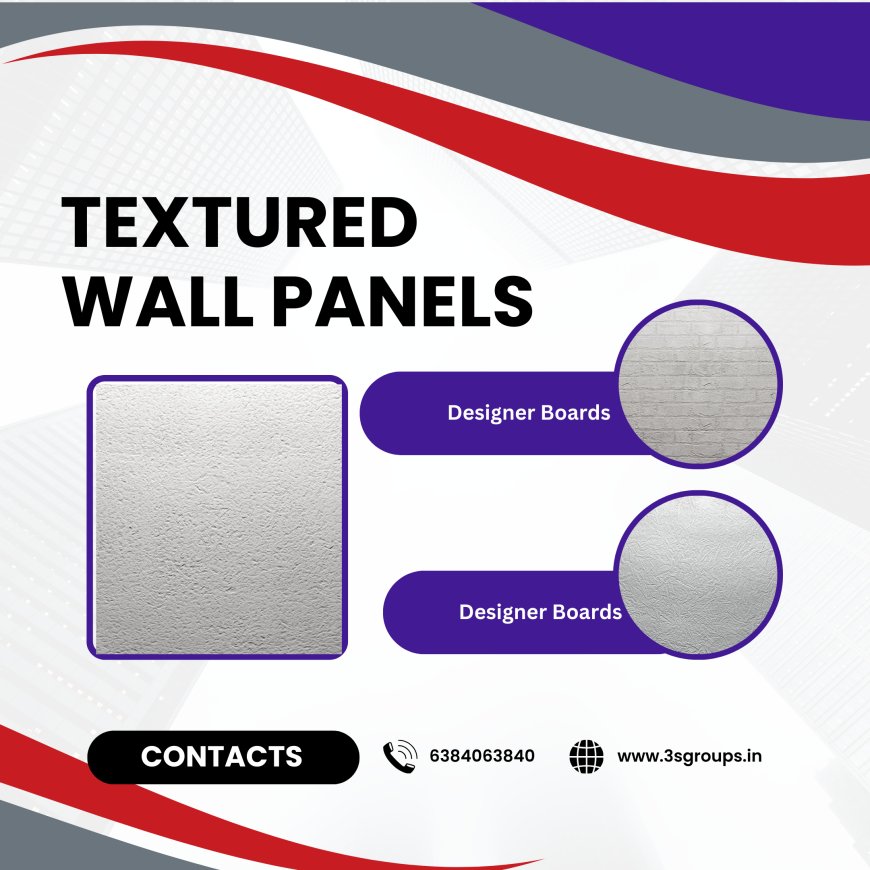 Textured wall panels