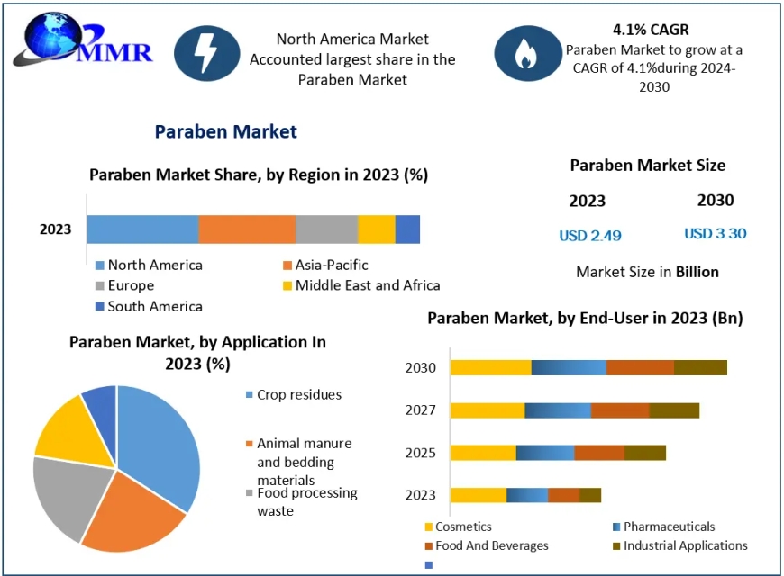 Paraben Market Overview, Market Dynamics, Market Trends, Segmentation, Competitive Analysis for 2024-2030
