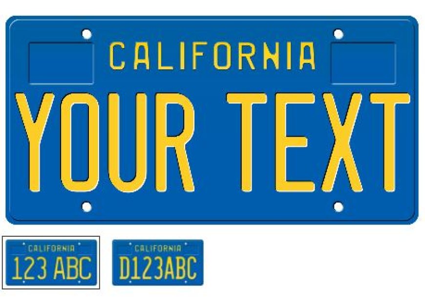 1981 California License Plate