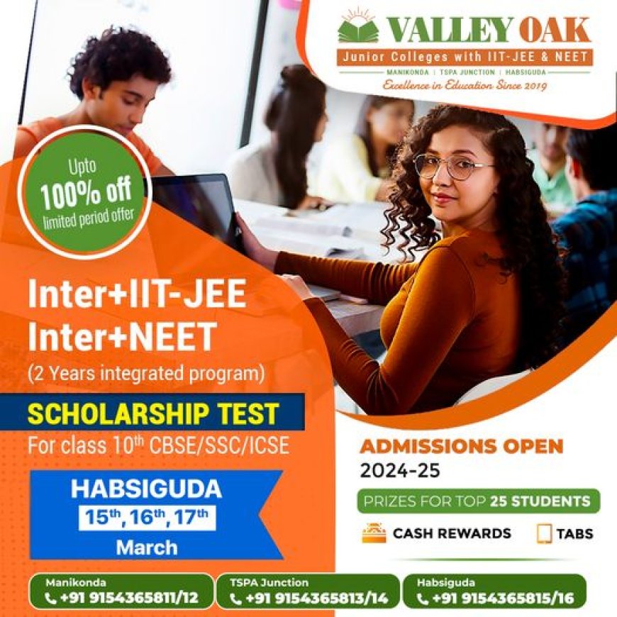 Valley Oak Junior College: Nurturing Tomorrow's Leaders in Hyderabad