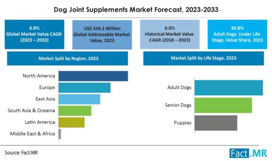 Dog Joint Supplements Market is anticipated to reach US$ 1,051.2 million by 2033