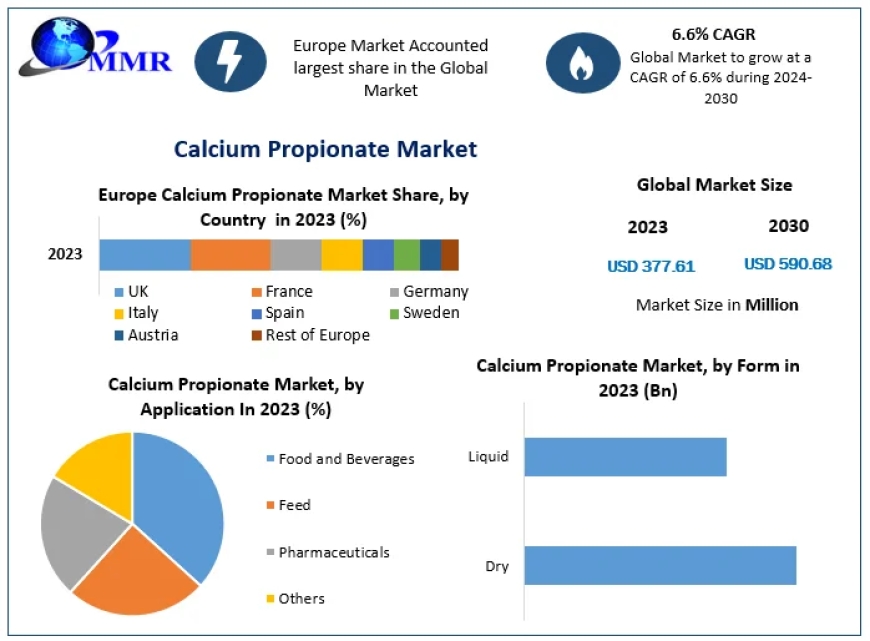 Calcium Propionate Market Growth, Demand, Revenue, Major Players and Future Outlook 2030