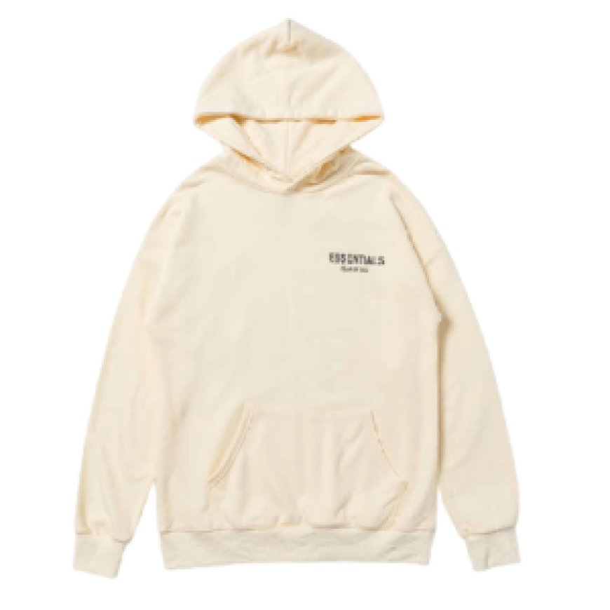 Unlocking Style and Comfort: The Beige Essentials Hoodie