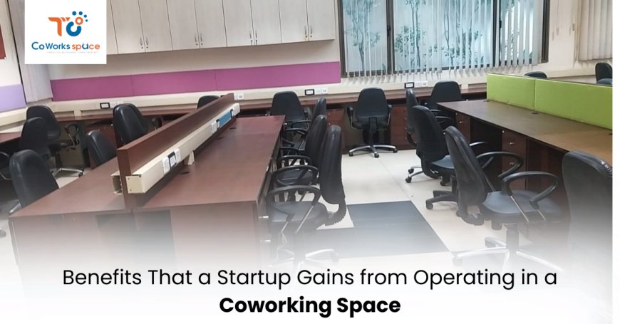 Benefits That a Startup Gains from Operating in a Coworking Space