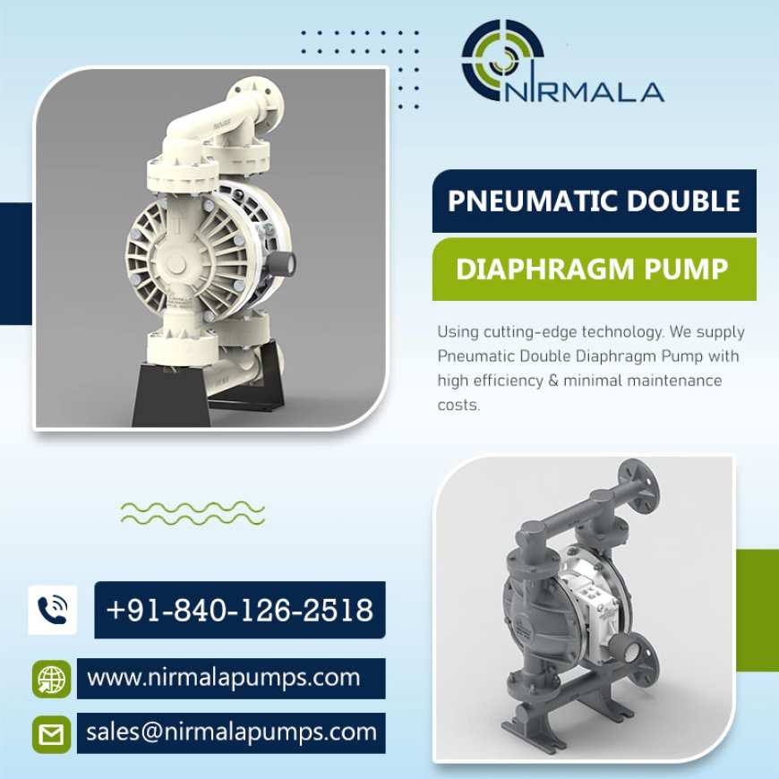What Are The Different Applications Of Pneumatic Double Diaphragm Pump?