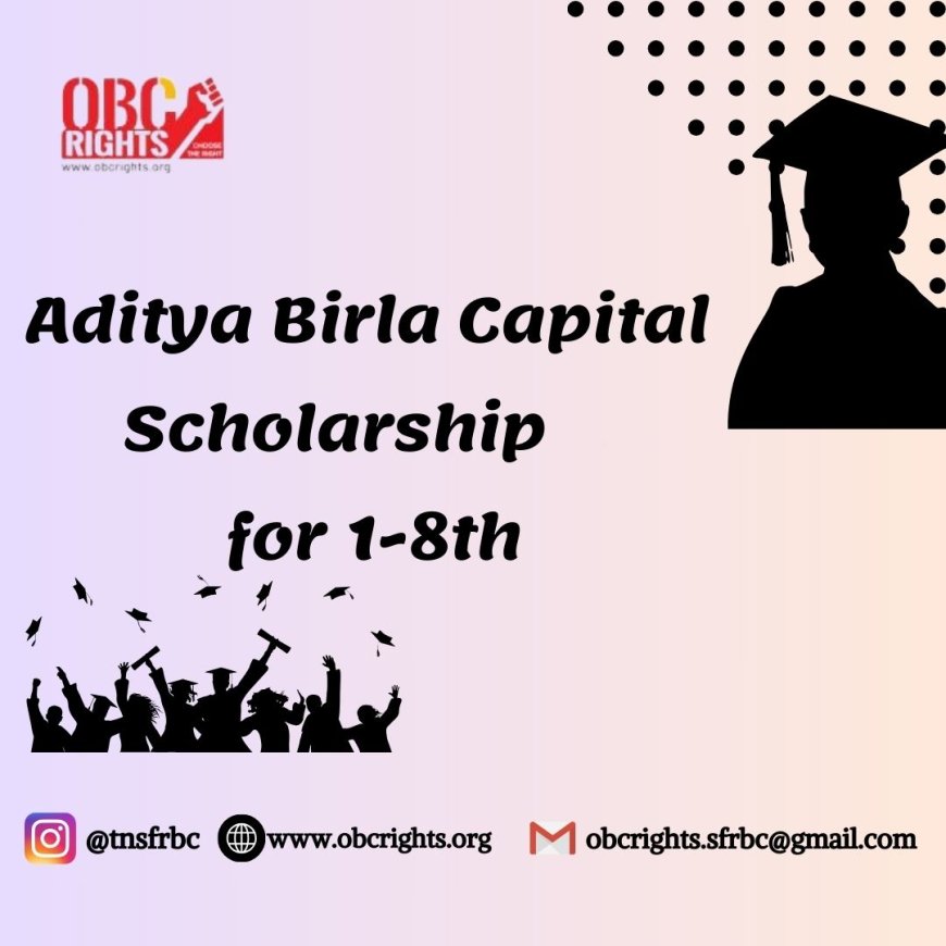 How to avail Aditya Birla Capital Scholarship (Class 1 to 8)