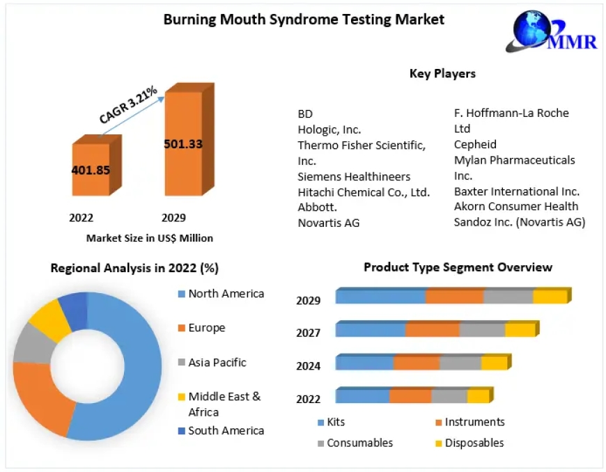 Burning Mouth Syndrome Testing Market Production, Growth, Share, Demand and Applications Forecast 2029